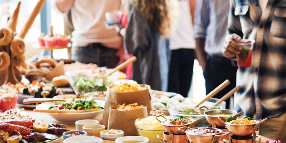 party food spread