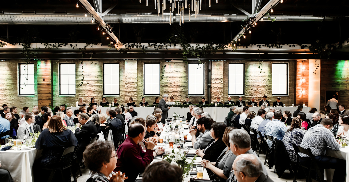 Wedding Reception | All Occasions Catering Wisconsin Wedding Table Celebration