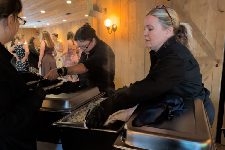 how to cater a large event