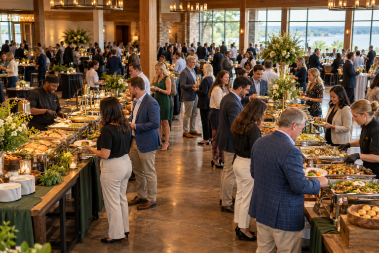 buffet for large corporate group